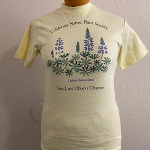 Vintage California Plant Society Tee, XS/Small